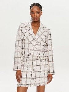 Bruuns Bazaar Marynarka Nanya BBW3790 Biały Regular Fit. Białe marynarki i żakiety Bruuns Bazaar, bez wzorów, z syntetyku. Za 409,99 zł.