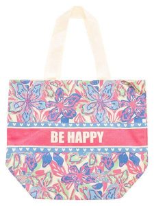 Zwillingsherz Shopper bag "Happy Floral" ze wzorem rozmiar: onesize. Shopper bag Zwillingsherz, bez wzorów, z materiału, na ramię, bez dodatków. Za 60,99 zł.