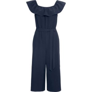 Kombinezon culotte bonprix ciemnoniebieski. Kombinezony marki bonprix. Za 179,99 zł.