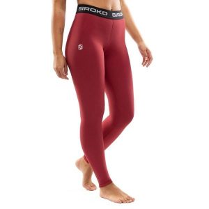 Damskie legginsy termoaktywne Sporty zimowe Siroko Teine-W. Brązowe legginsy SIROKO, bez wzorów. Za 126,00 zł.