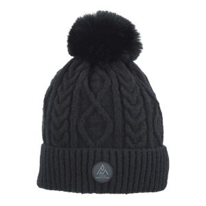 Czapka Peak Mountain Montchat. Czarne czapki Peak Mountain, bez wzorów, sportowe. Za 70,00 zł.