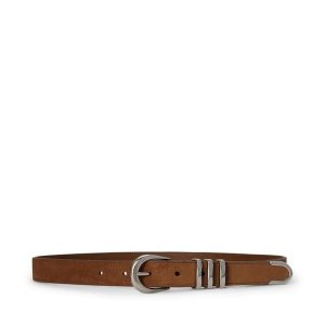 Pasek LAUREN RALPH LAUREN. Brązowe paski Lauren Ralph Lauren, bez wzorów. Za 379,99 zł.