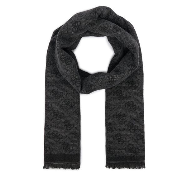 Szalik Guess. Szare szaliki Guess, z aplikacjami. Za 234,99 zł.