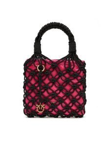 PINKO Torebka Handbag Mini Pe 25 Pltt 105165 A2L9 Czarny. Czarne torebki klasyczne Pinko, bez wzorów, z materiału, bez dodatków. W wyprzedaży za 469,99 zł.