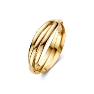 Isabel Bernard Isabel Bernard Rivoli Méline 14 Karat | Gold Trinity Ring IB330078-60 Pierścionki 1 ct Damski. Żółte pierścionki Isabel Bernard, złote. Za 1 333,99 zł.