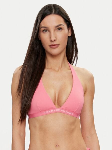 Tommy Hilfiger Góra od bikini UW0UW05257 Różowy. Czerwone bikini TOMMY HILFIGER, bez wzorów, z syntetyku. Za 169,99 zł.