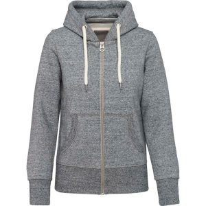 Bluza z kapturem damska Kariban Vintage. Szare bluzy KARIBAN, bez wzorów, z materiału, z kapturem. W wyprzedaży za 179,50 zł.