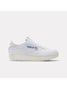 Reebok Skórzane sneakersy "Club C Double" w kolorze białym rozmiar: 40. Białe trampki Reebok, bez wzorów, bez zapięcia. Za 346,99 zł.