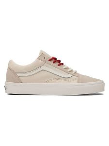 Vans Skórzane sneakersy "Old Skool" w kolorze beżowym rozmiar: 36,5. Brązowe trampki Vans, bez wzorów, bez zapięcia. Za 179,64 zł.