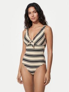 Ysabel Mora Strój kąpielowy 83266 Beżowy jasny. Brązowe stroje jednoczęściowe ysabel mora, bez wzorów, z syntetyku. Za 359,99 zł.