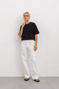 SPODNIE KAREN ECRU XS - Flawless. Białe spodnie sportowe Flawless, s, bez wzorów, z bawełny, wspinaczkowe. Za 360,00 zł.