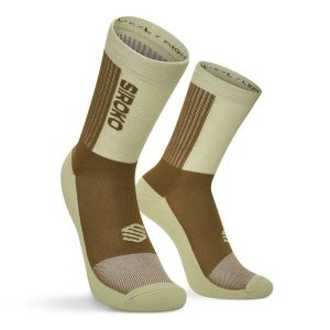 Skarpety rowerowe MTB Kolarstwo Siroko MTB Shred Matcha. Zielone skarpetki SIROKO, bez wzorów. Za 72,00 zł.