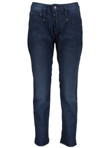 Herrlicher Dżinsy - Slim fit - w kolorze granatowym rozmiar: W25. Niebieskie jeansy Herrlicher, bez wzorów, z podwyższonym stanem. Za 304,99 zł.