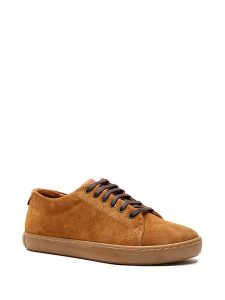 Comfortfusse Skórzane sneakersy w kolorze jasnobrązowym rozmiar: 38. Brązowe trampki Comfortfüße, bez wzorów, ze skóry, bez zapięcia. Za 320,63 zł.
