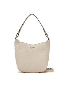 Guess Torebka HWPG96 48030 Beżowy. Brązowe torebki klasyczne Guess, z aplikacjami, ze skóry, bez dodatków. Za 359,99 zł.