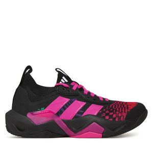 Buty na siłownię adidas. Czarne buty sportowe ADIDAS, bez wzorów, bez zapięcia, na fitness i siłownię. Za 449,99 zł.