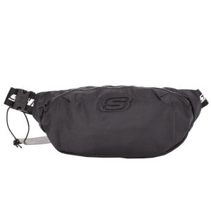 Torebka nerka sportowa dla dorosłych Skechers Nevada Waist Bag pojemność 6 L. Czarne nerki i saszetki Skechers, bez wzorów, z materiału. Za 59,99 zł.
