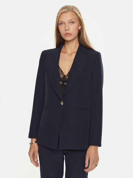 Maryley Marynarka 24IB187/M05 Granatowy Regular Fit. Niebieskie marynarki i żakiety Maryley, m, bez wzorów, z syntetyku. Za 249,99 zł.