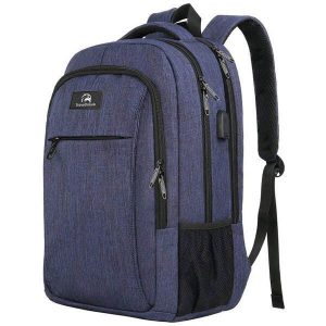Plecak 28L – 15,6 cala – niebieski. Czarne plecaki TRAVELHAWK. Za 143,78 zł.