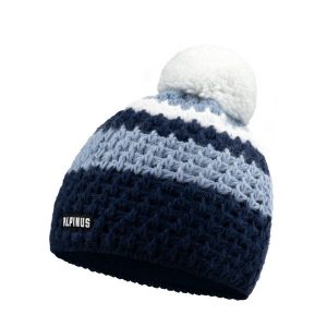 Czapka turystyczna damska Alpinus Luosto. Niebieskie czapki ALPINUS, bez wzorów, sportowe. Za 109,00 zł.
