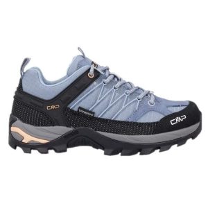 Buty trekkingowe damskie CMP Rigel Low Wp. Niebieskie buty trekkingowe Campagnolo, bez zapięcia. Za 319,99 zł.