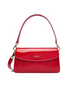 Nine West Torebka CEO-MISSISIPI-GLAR0 Czerwony. Czerwone torebki klasyczne Nine West, bez wzorów, z materiału, bez dodatków. Za 229,99 zł.