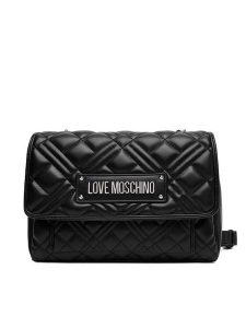LOVE MOSCHINO Torebka JC4109PP0NLA000B Czarny. Czarne torebki klasyczne LOVE MOSCHINO, bez wzorów, ze skóry, bez dodatków. Za 699,99 zł.