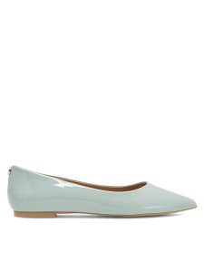 Nine West Baleriny WFA2622-1 Niebieski. Niebieskie balerinki Nine West, bez wzorów, ze skóry, bez obcasa, bez zapięcia. Za 119,99 zł.
