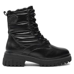 Trapery s.Oliver. Czarne buty zimowe s.Oliver, bez obcasa, bez zapięcia. Za 209,99 zł.