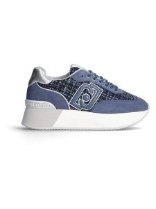 Liu Jo Sneakersy w kolorze srebrno-niebieskim rozmiar: 40. Niebieskie trampki Liu Jo, bez wzorów, bez zapięcia. Za 417,28 zł.