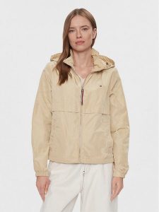 Tommy Hilfiger Wiatrówka Transitional WW0WW41790 Beżowy Regular Fit. Brązowe kurtki TOMMY HILFIGER, l, bez wzorów, z syntetyku, bez kaptura. Za 489,99 zł.