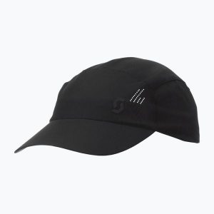 Czapka z daszkiem SCOTT Endurance. Czarne czapki Scott, bez wzorów, z elastanu. Za 109,99 zł.