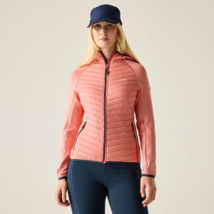 Damska Andreson Stretch Water-Resistlent Hybrid quilted Jacket. Białe kurtki Regatta, bez wzorów, z puchu, bez kaptura. Za 229,99 zł.
