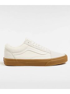 Vans Skórzane sneakersy "Old Skool" w kolorze beżowym rozmiar: 39. Brązowe trampki Vans, bez wzorów, bez zapięcia. Za 134,53 zł.