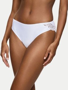 Triumph Figi klasyczne Amourette 10210688 Biały. Białe figi Triumph, bez wzorów, z syntetyku. Za 72,00 zł.