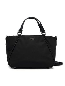 Lacoste Torebka NF5237DJ Czarny. Czarne torebki klasyczne Lacoste, bez wzorów, ze skóry, bez dodatków. Za 594,99 zł.