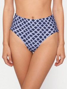 Seafolly Dół od bikini Marseille 40646-301 Granatowy. Niebieskie bikini Seafolly, bez wzorów, z syntetyku. Za 359,99 zł.