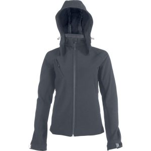 Kurtka damska Kariban Softshell À Capuche Amovible. Czarne kurtki KARIBAN, bez wzorów, z softshellu, bez kaptura. Za 283,00 zł.