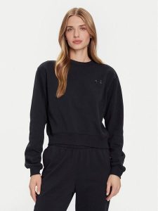 Under Armour Bluza Ua Icon 6003675 Écru Loose Fit. Czarne bluzy Under Armour, xs, bez wzorów, z bawełny, bez kaptura. Za 239,99 zł.