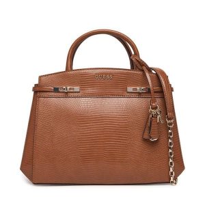 Torebka Guess. Brązowe torebki klasyczne Guess, z aplikacjami, bez dodatków. Za 679,99 zł.