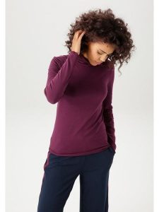 Aniston Koszulka w kolorze ciemnofioletowym rozmiar: 46. Różowe bluzki Aniston, bez wzorów, bez kołnierzyka, bez ramiączek. Za 47,82 zł.