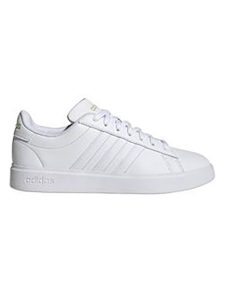 Adidas Sneakersy "Grand Court 2.0" w kolorze białym rozmiar: 38 2/3. Białe buty sportowe ADIDAS, bez wzorów, bez zapięcia. Za 235,88 zł.