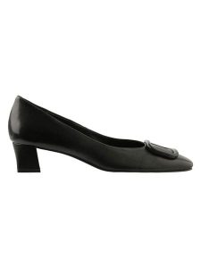 Högl Skórzane czółenka w kolorze czarnym rozmiar: 38,5. Czarne czółenka HÖGL, bez wzorów, bez obcasa, bez zapięcia. Za 384,95 zł.