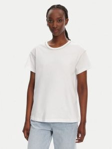 Liu Jo T-Shirt WA5148 J4893 Biały Regular Fit. Białe t-shirty Liu Jo, xs, bez wzorów, z bawełny, bez kołnierzyka, bez ramiączek. Za 289,99 zł.