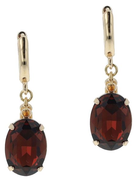 Otazu Pozłacane kolczyki-kreole z kryształami rozmiar: onesize. Żółte kolczyki Otazu, z kryształem, pozłacane. Za 122,09 zł.