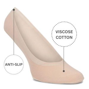 Skarpetki damskie Filippo, komfort noszenia styl basic 3pary, beżowe, SD-IN01. Brązowe skarpetki Filippo, bez wzorów. Za 29,99 zł.