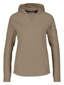 DOLOMITE Bluza polarowa "Latemar" w kolorze jasnobrązowym rozmiar: M. Brązowe bluzy Dolomite, m, bez wzorów, z polaru, z kapturem. Za 226,24 zł.