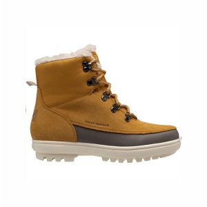 Buty zimowe damskie Helly Hansen SORRENTO. Żółte buty sportowe Helly Hansen, na zimę, bez wzorów, bez zapięcia. Za 259,99 zł.