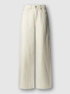 Pepe Jeans Dżinsy "Jaimy" - Wide leg - w kolorze kremowym rozmiar: W30/L32. Brązowe jeansy Pepe Jeans, z aplikacjami, z jeansu, z podwyższonym stanem. Za 282,99 zł.