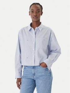 JOOP! Jeans Koszula Basima 10019224 30101901 Niebieski Oversize. Niebieskie koszule Joop! Jeans, m, bez wzorów, z bawełny, bez kołnierzyka, bez ramiączek. Za 488,99 zł.